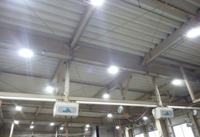 新潟県内JA様　LED照明改修工事
